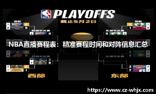 NBA直播赛程表：精准赛程时间和对阵信息汇总